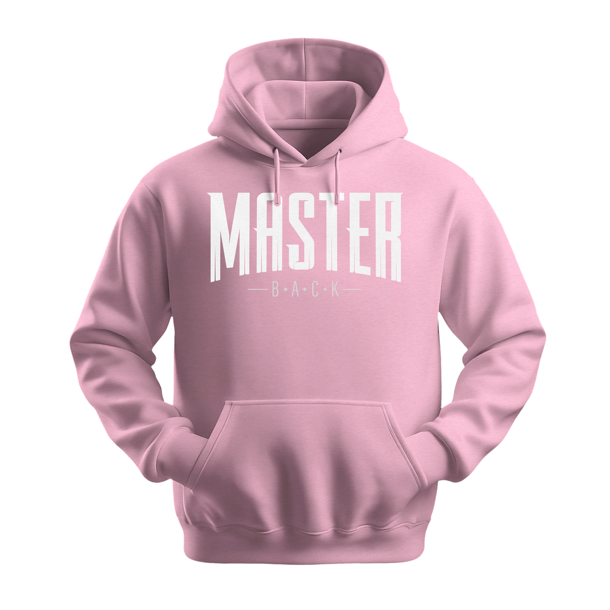 Master Back - Unisex Hoodie - Streetwear Hoodie - Light Pink