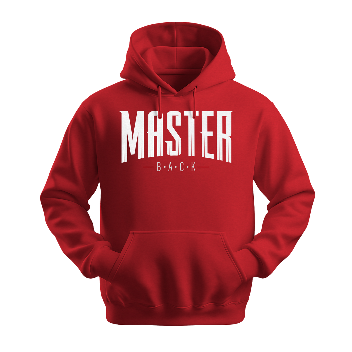 Master Back - Unisex Hoodie - Streetwear Hoodie - Red