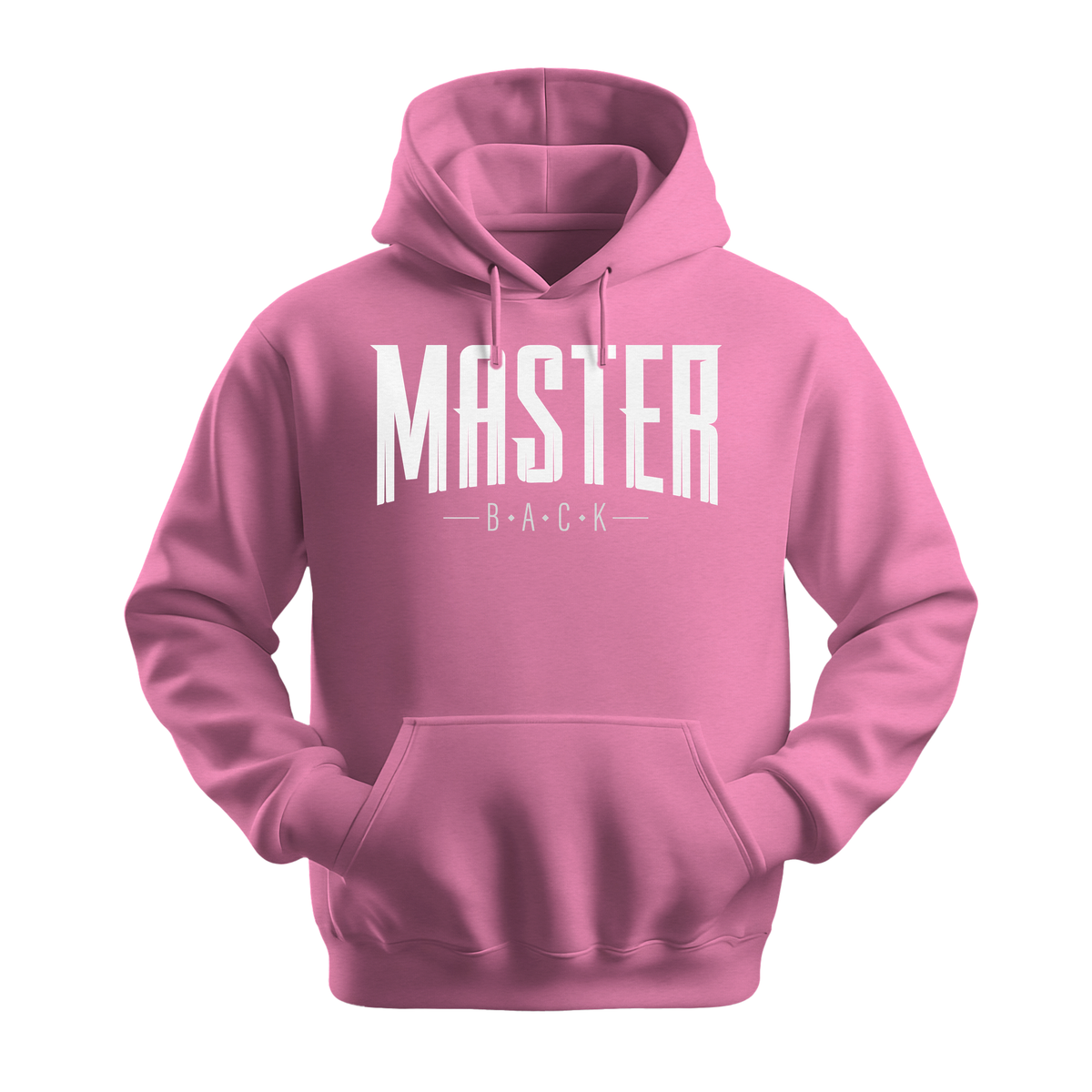 Master Back - Unisex Hoodie - Streetwear Hoodie - Safety Pink