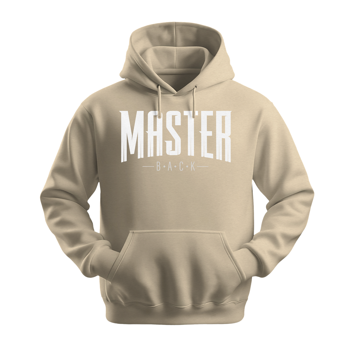 Master Back - Unisex Hoodie - Streetwear Hoodie - Sand