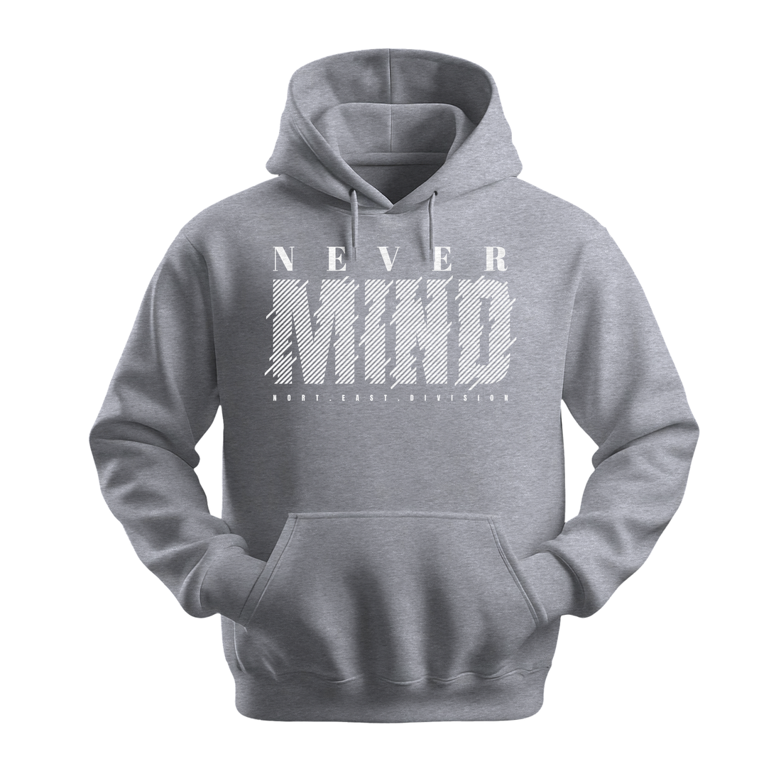 Never Mind North East Division - Unisex Hoodie - Streetwear Hoodie - Black