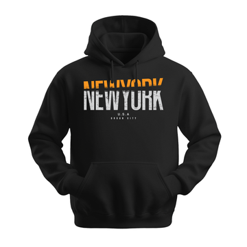 New York USA - Unisex Hoodie - City Hoodie - Black