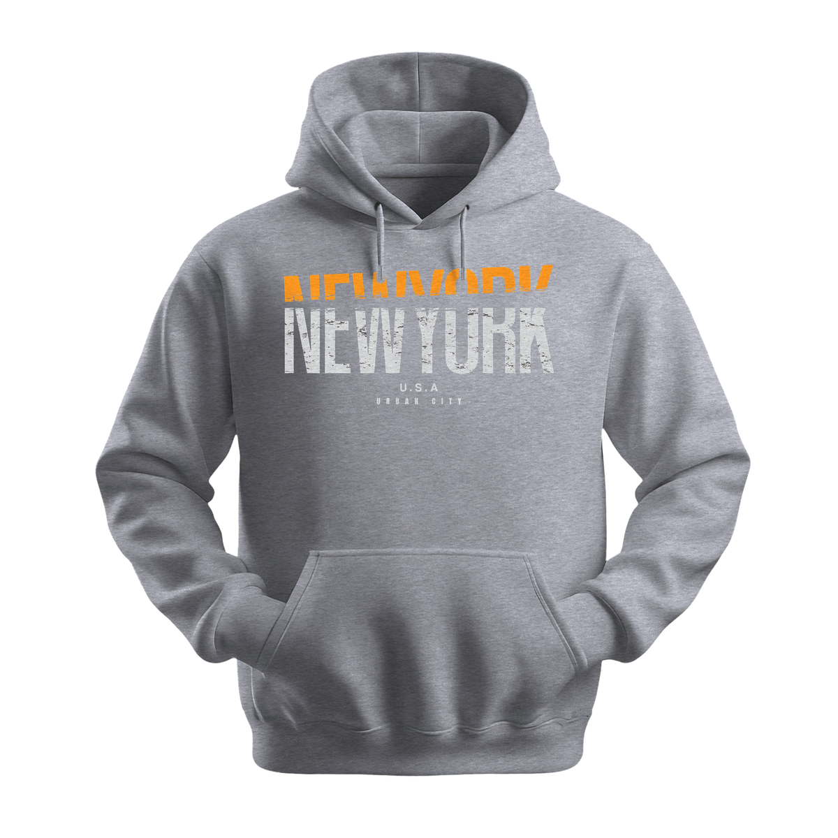 New York USA - Unisex Hoodie - City Hoodie - Sports Grey