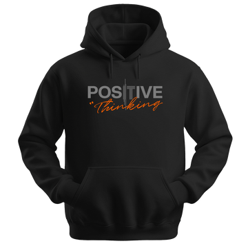 Positive Thinking hoodie - Black