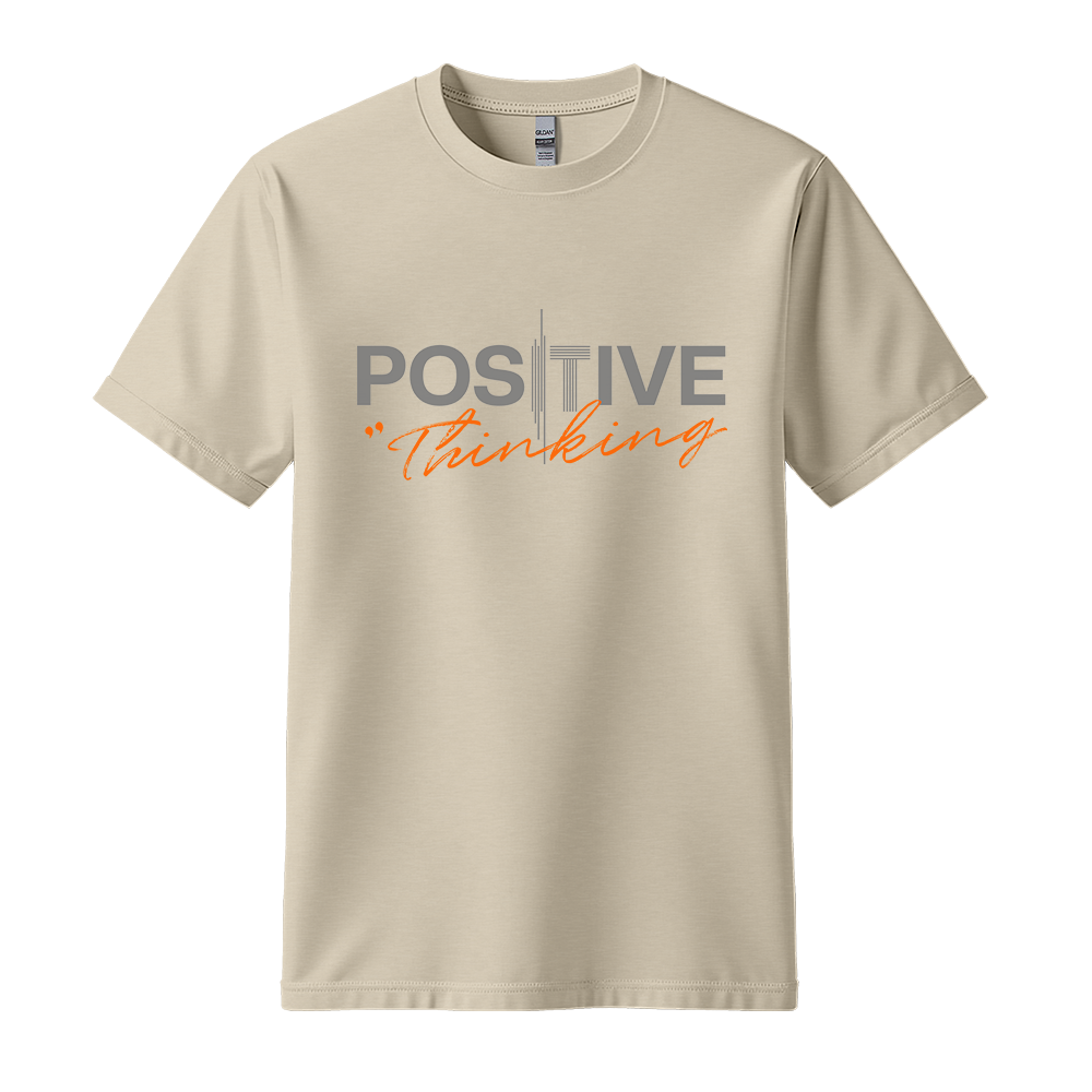 Positive Thinking t-shirt - Sand