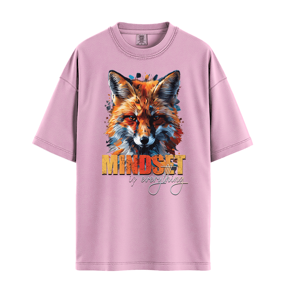 Mindset Is Everything - Fox Unisex T-Shirt Premium Comfort Colors - Blossom