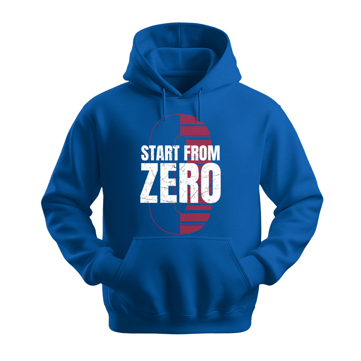Start From Zero - Unisex Hoodie - Motivation Hoodie - Royal