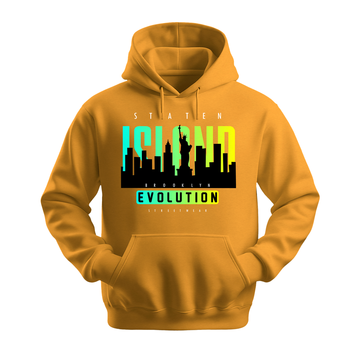 Staten Island Evolution - Unisex Hoodie - City Hoodie - Gold