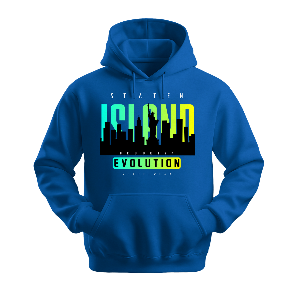 Staten Island Evolution - Unisex Hoodie - City Hoodie - Royal