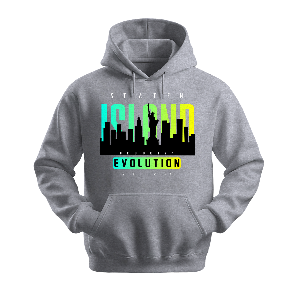 Staten Island Evolution - Unisex Hoodie - City Hoodie - Sports Grey