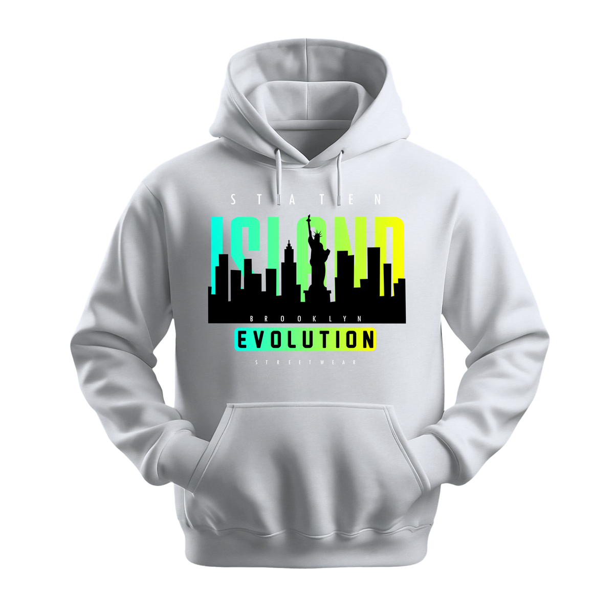 Staten Island Evolution - Unisex Hoodie - City Hoodie - White
