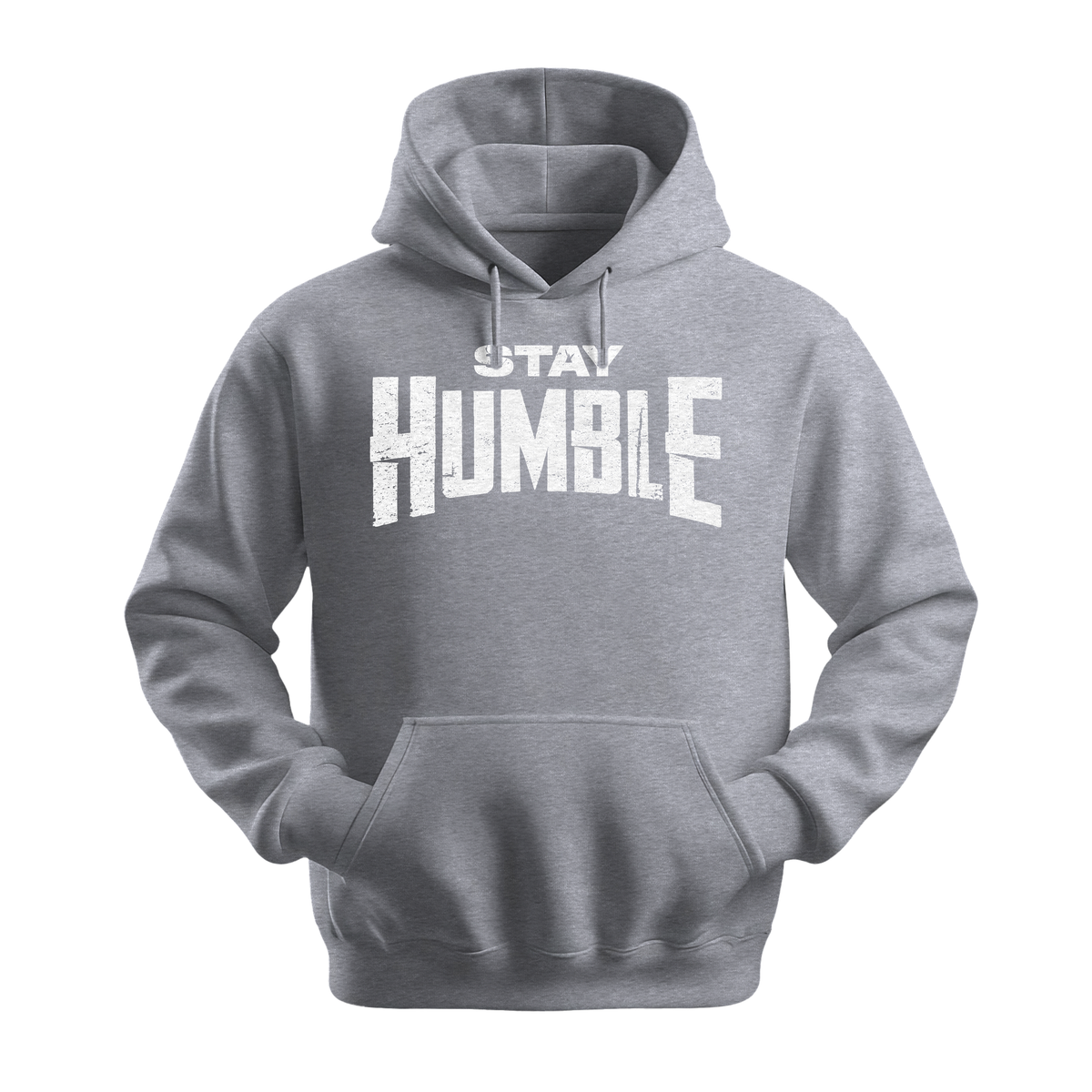 Stay Humble - Unisex Hoodie - Motivation Hoodie - Sports Grey