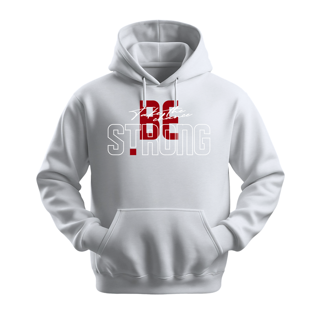 Take The Chance Be Strong - Unisex Hoodie - Motivation Hoodie - Black