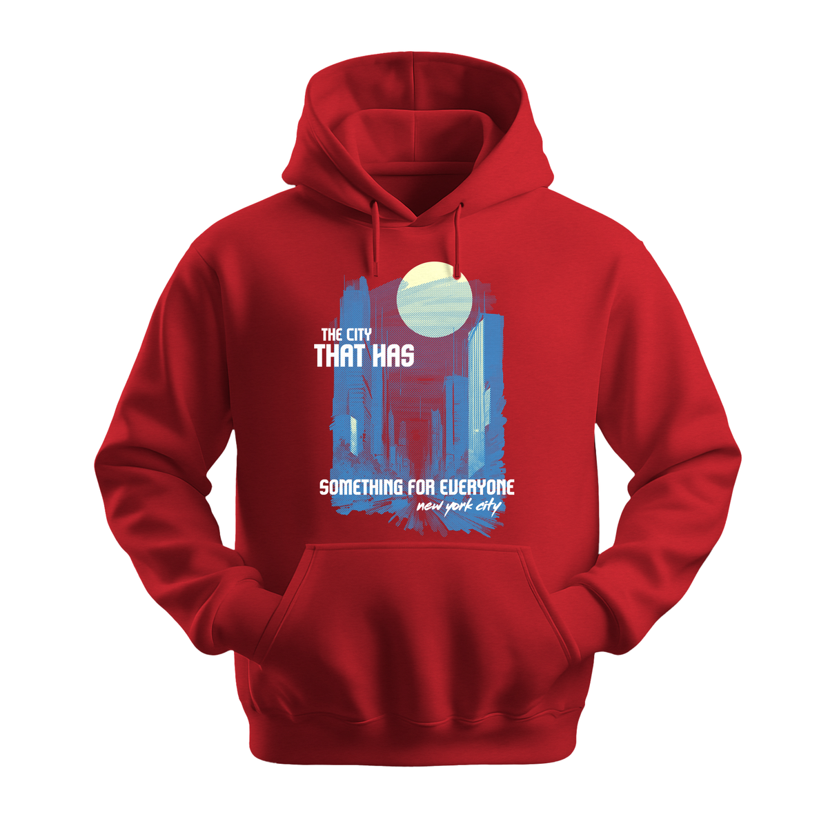 The City That Has Something For Everyone - Unisex Hoodie - City Hoodie - Red