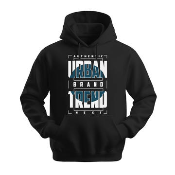 Urban Brand Trend - Unisex Hoodie - Streetwear Hoodie - Black