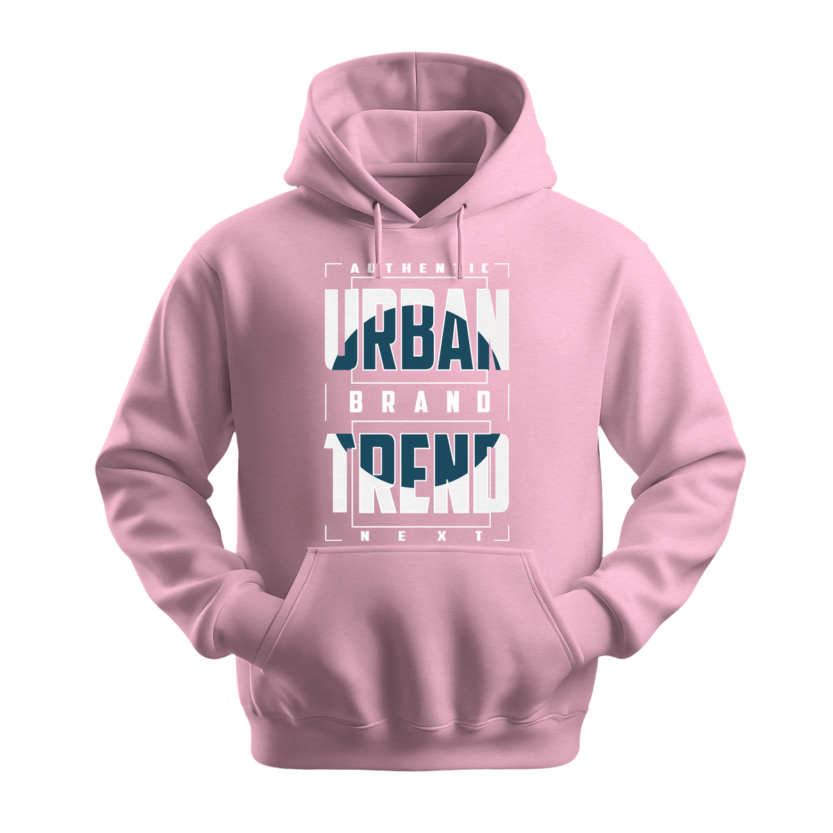 Urban Brand Trend - Unisex Hoodie - Streetwear Hoodie - Light Pink