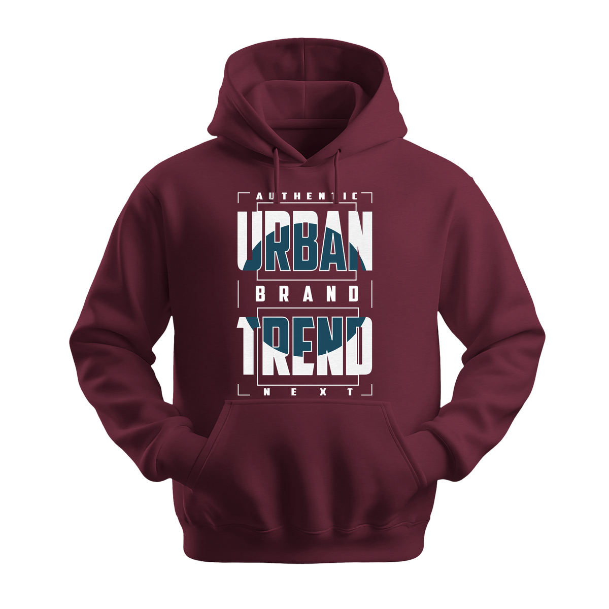 Urban Brand Trend - Unisex Hoodie - Streetwear Hoodie - Maroon