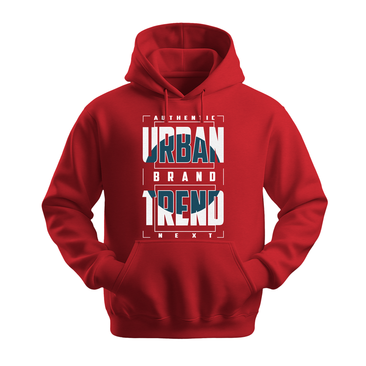 Urban Brand Trend - Unisex Hoodie - Streetwear Hoodie - Red