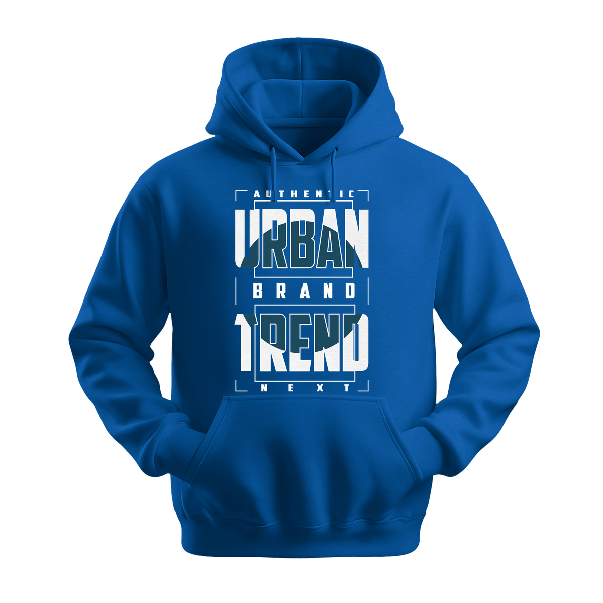 Urban Brand Trend - Unisex Hoodie - Streetwear Hoodie - Royal