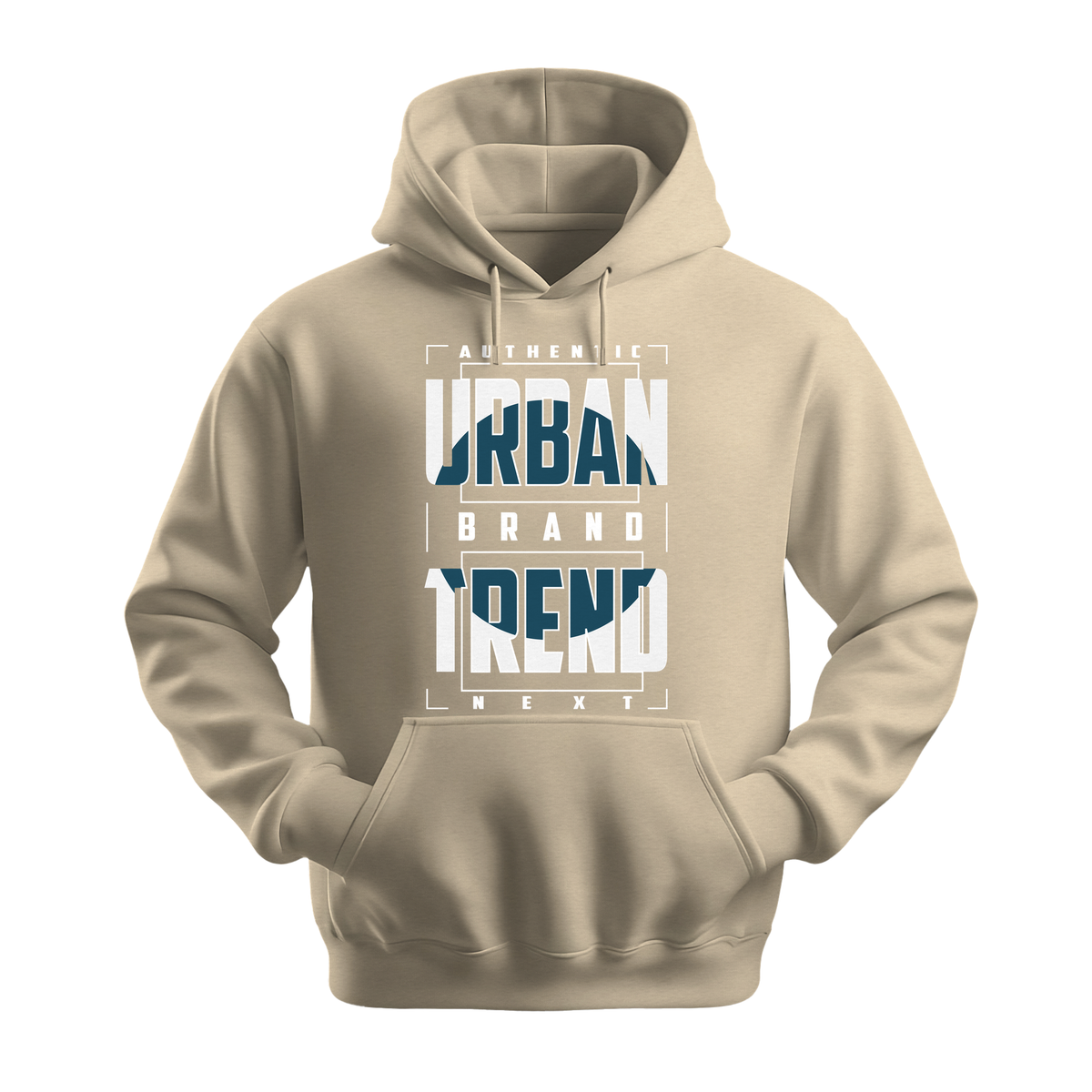 Urban Brand Trend - Unisex Hoodie - Streetwear Hoodie - Sand