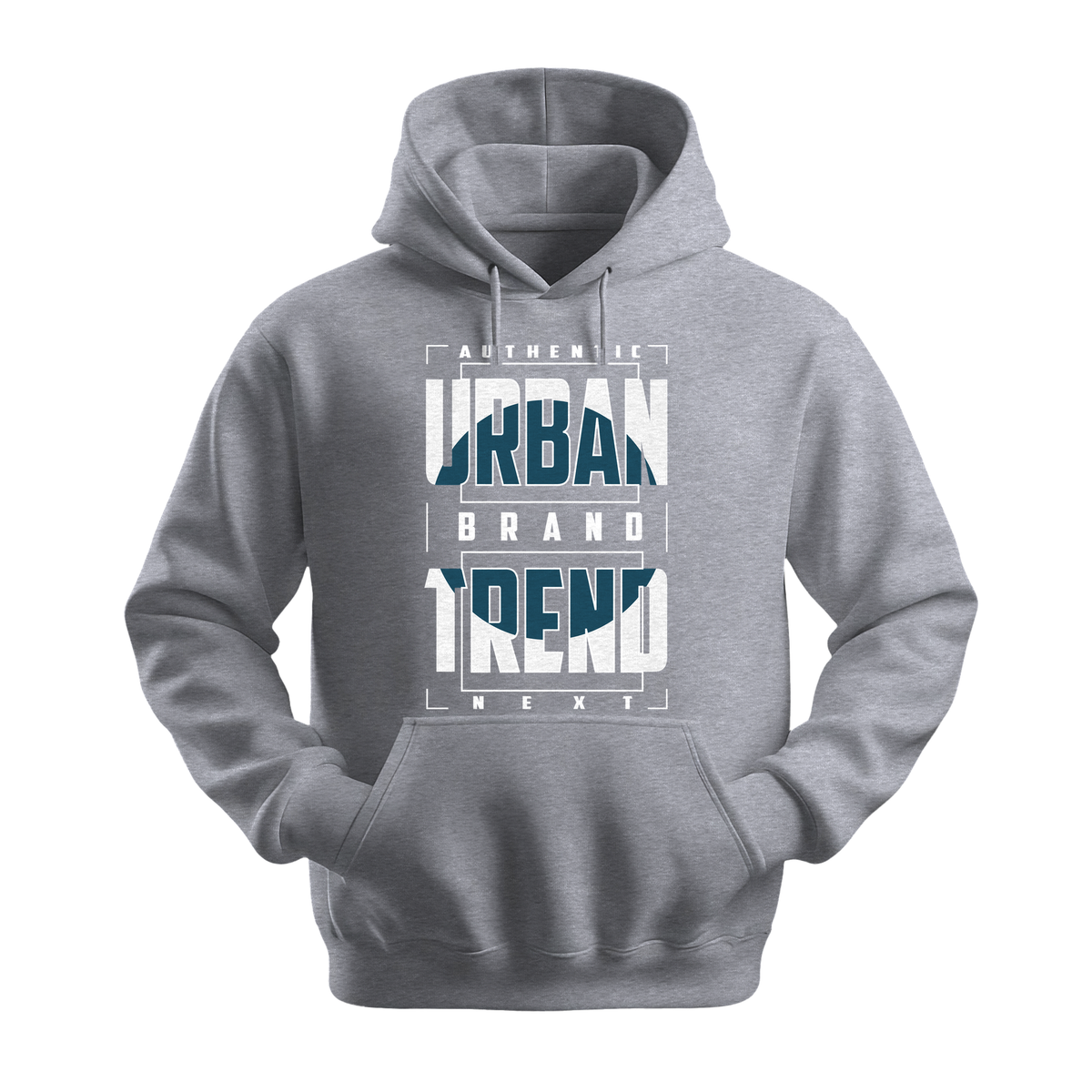Urban Brand Trend - Unisex Hoodie - Streetwear Hoodie - Sports Grey