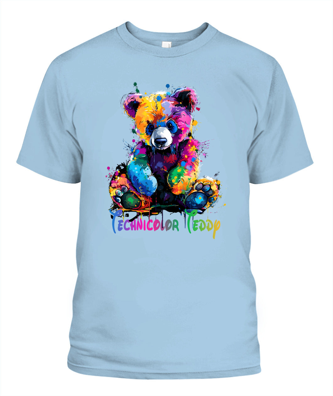 Technicolor Teddy Splash T-Shirt