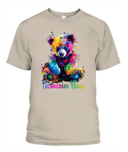 Technicolor Teddy Splash T-Shirt