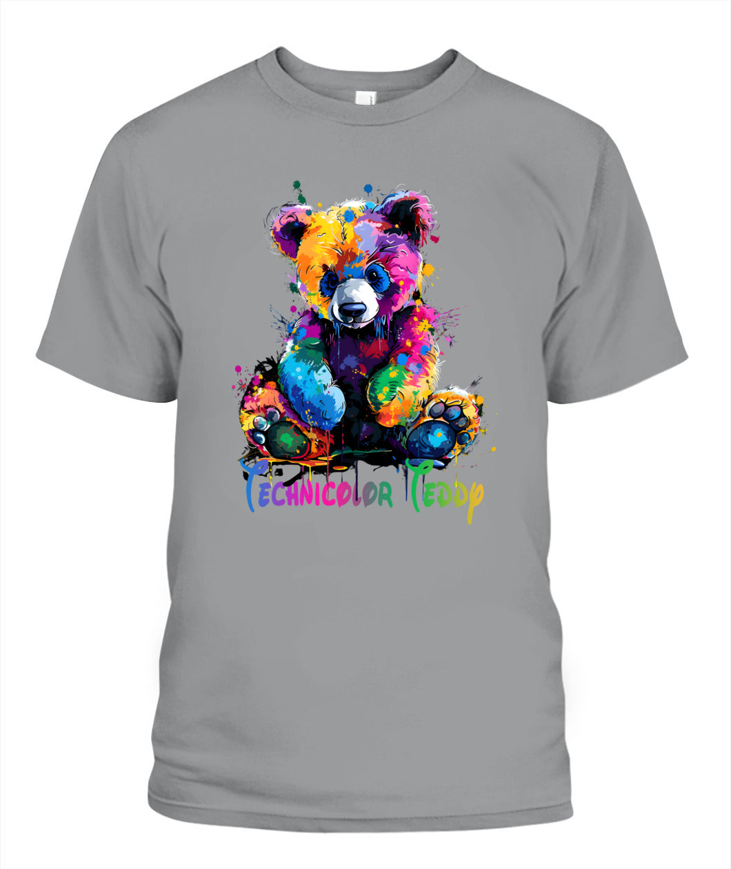 Technicolor Teddy Splash T-Shirt