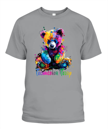 Technicolor Teddy Splash T-Shirt